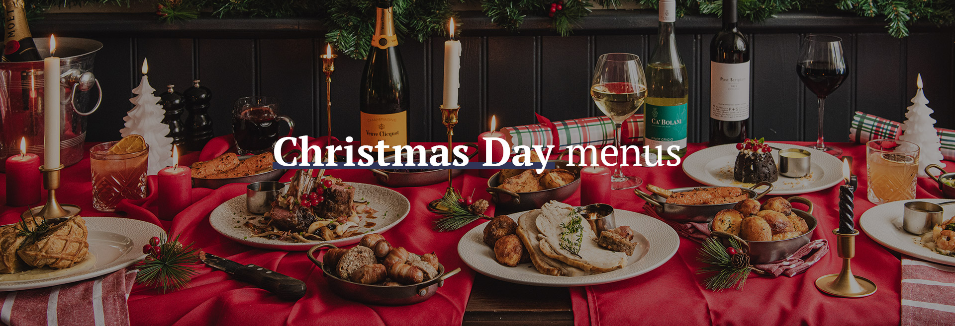 Christmas Day Menu at Arnos Arms Southgate