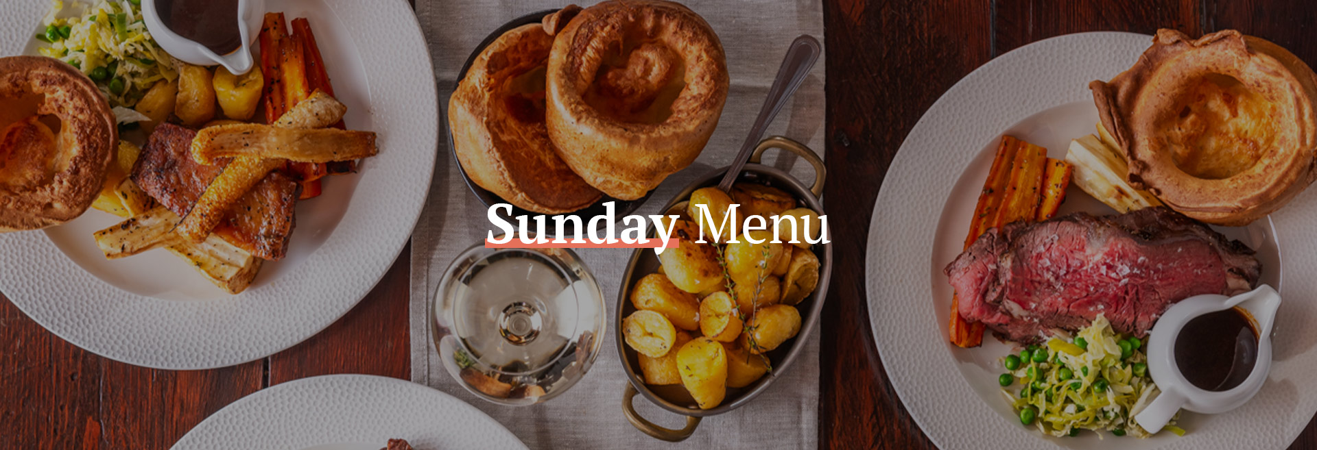 Sunday Menu at Arnos Arms Southgate