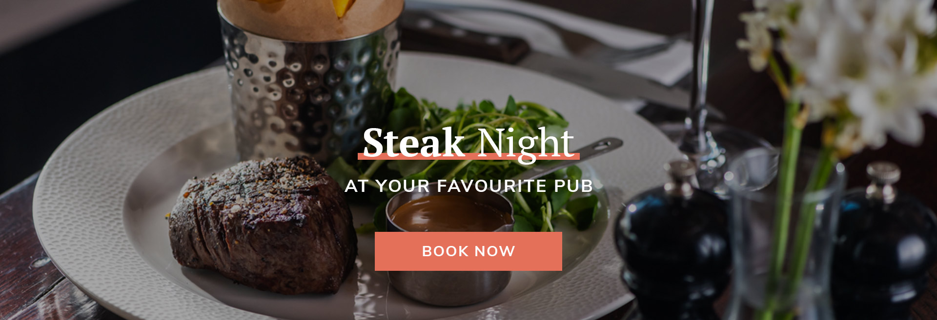 Steak Night at Arnos Arms Southgate